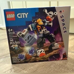 Factory Sealed, Retired Set, LEGO 60428 City Space Mech - Blue, Black, Orange